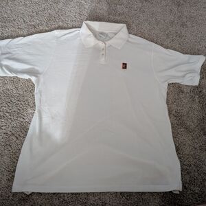 Vintage 90s Nike Challenge Court Polo Shirt Mens L Tennis Andre Agassi Swoosh